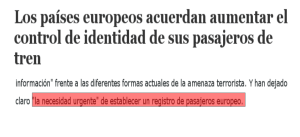 Control de pasajeros